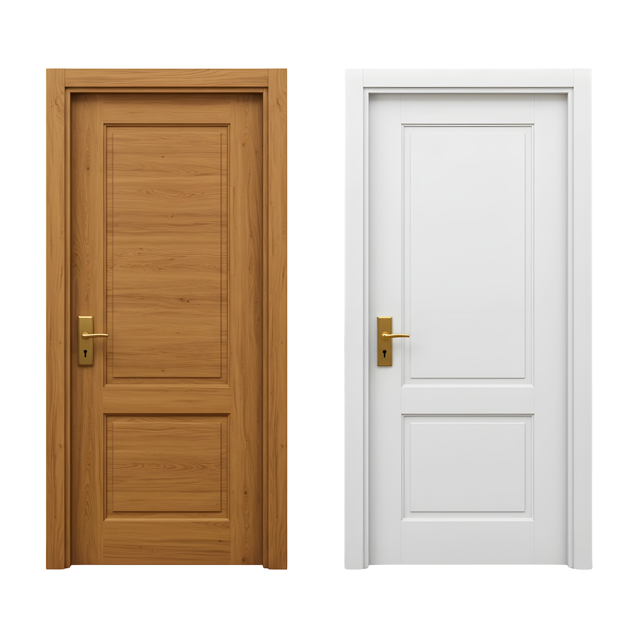 —Pngtree—realistic wooden and white doors 21027622 1 scaled